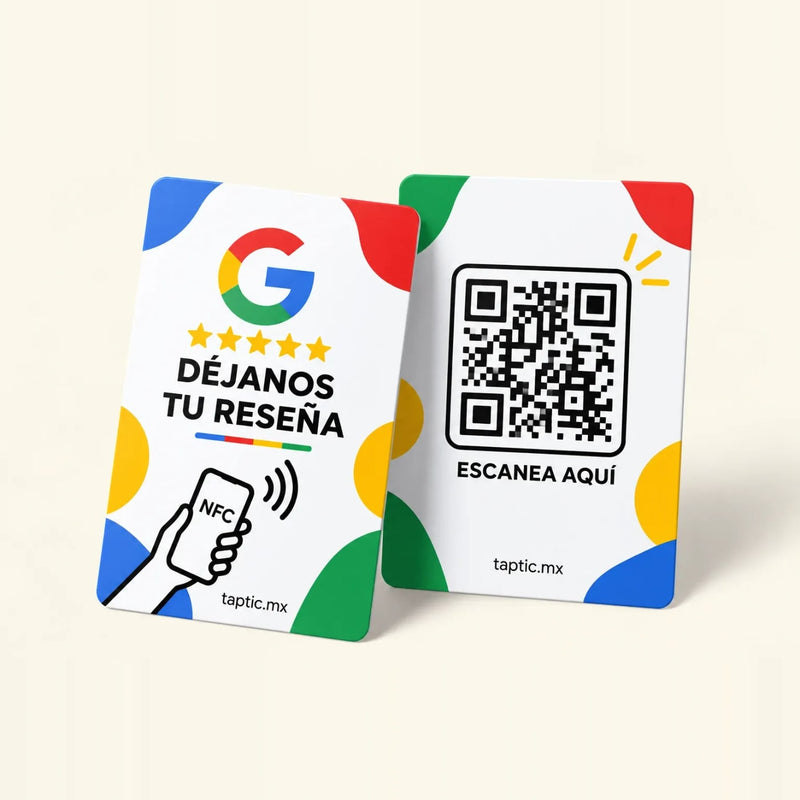 Tarjeta Google Reviews - Google Claro